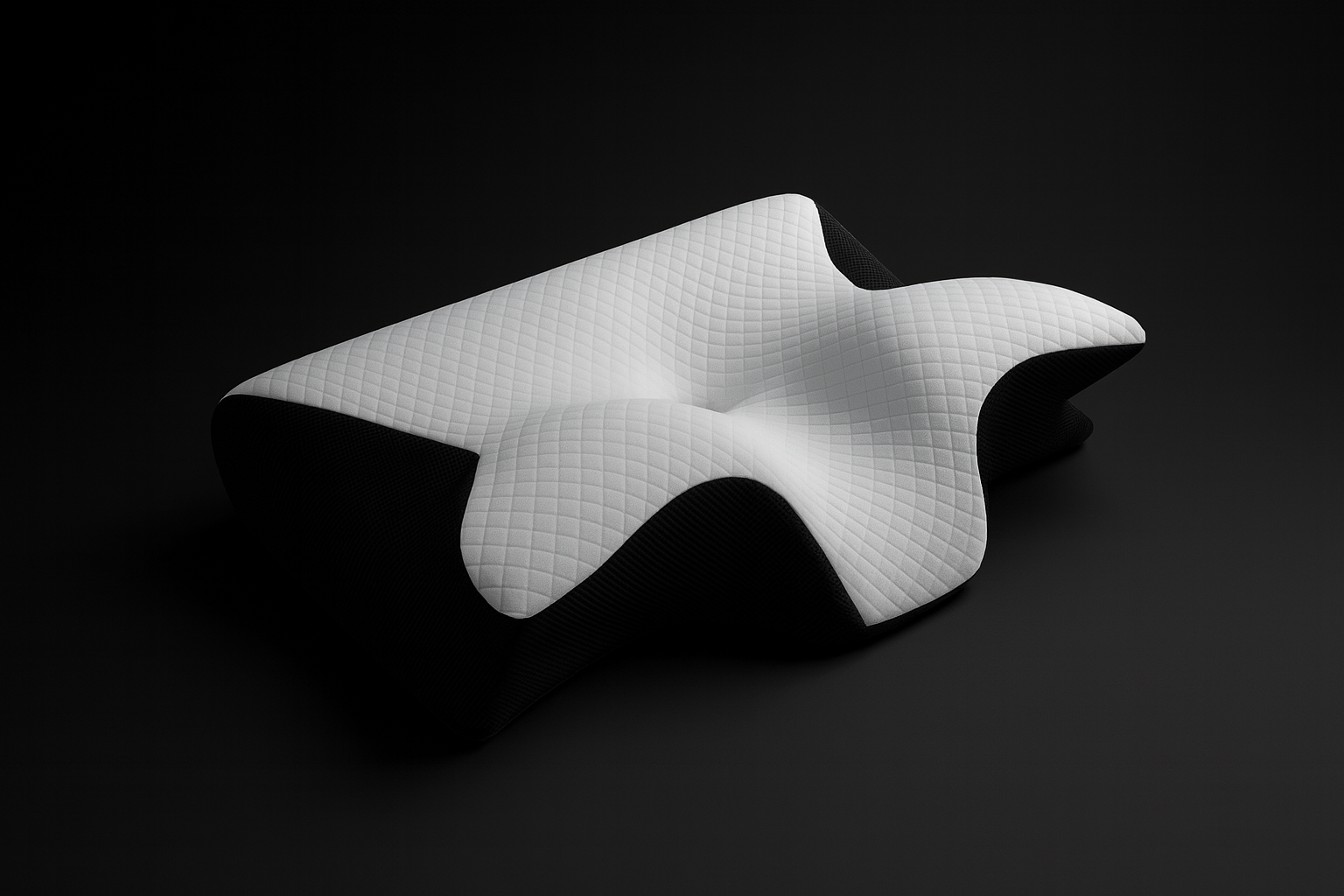 Ortholuxe™ Orthopedic Cervical Neck Pillow - Black