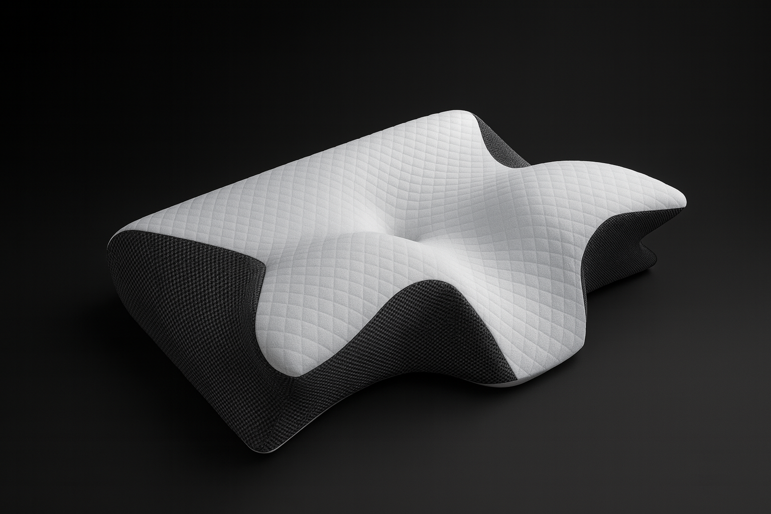 Ortholuxe™ Orthopedic Cervical Neck Pillow - Grey